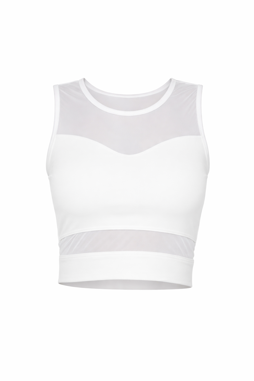 Crop Tank Top White
